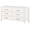 6 Drawer Dresser - Gravity Pure White