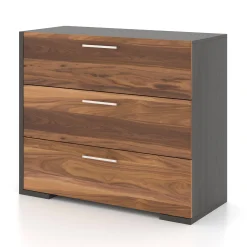 3 Drawers Chest - Slate Walnut