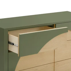 6 Drawers Chest Moab - Olive/Ash (Assembled)