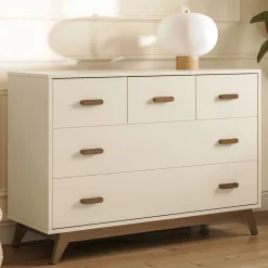 5 Drawers Dresser Chest - Almont Walnut