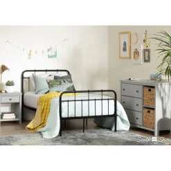 3 Drawers Dresser with Cotton Candy Baskets - Soft Gray
