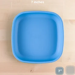 7" Flat Plate - Denim