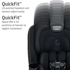 Andi 360° Rotating All-in-One Car Seat- Designer Black