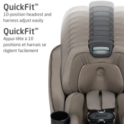 Andi 360° Rotating All-in-One Car Seat- Truffle