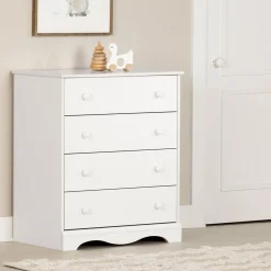 Angel 4-Drawer Chest - Pure White