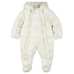 Antique White Snowsuit 3-24m