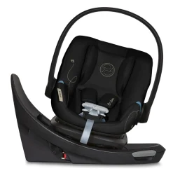 Aton G Swivel Car Seat with Sensorsafe - Moon Black
