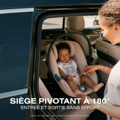 Aton G Swivel Sensorsafe Car Seat - Almode Beige