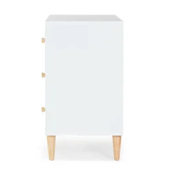 Austin 3-Drawer Dresser - White / Natural