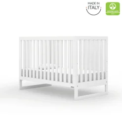 Austin 3-In-1 Convertible Crib - White