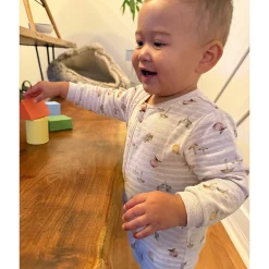 Autumn Striped Pajamas 0-30m