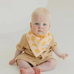 Baby Bandana Bibs (4) - Fruits