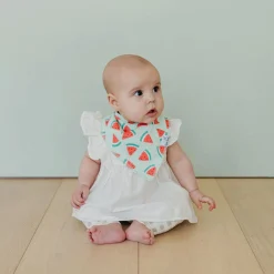 Baby Bandana Bibs (4) - Fruits