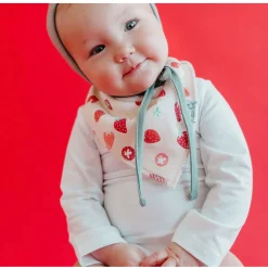 Baby Bandana Bibs (4) - Fruits