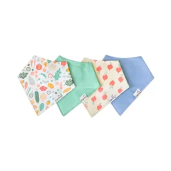 Baby Bandana Bibs (4) - Veggies
