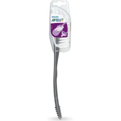 Baby Bottle and Nipple Brush - Grey