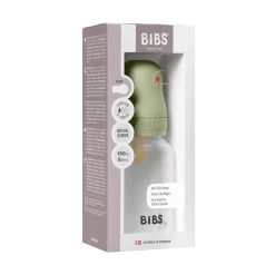 Baby Bottle Round Latex 1 pack 150 ml - Sage