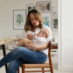 Baby Bottle Round Latex 1 pack 150 ml - Sage