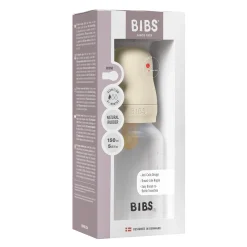 Baby Bottle Round Latex 1 pack 150 ml - Ivory