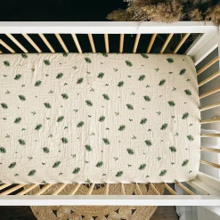 Baby Crib Fitted Sheet - Fern