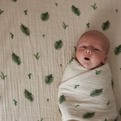 Baby Crib Fitted Sheet - Fern