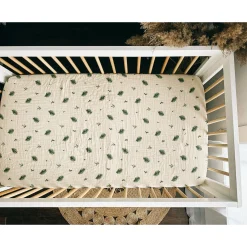 Baby Crib Fitted Sheet - Fern
