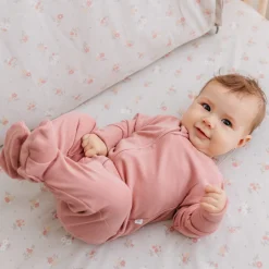 Baby Crib Fitted Sheet - Flowers