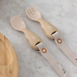 Baby Cutlery Attachable Forest