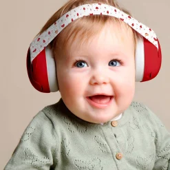 Baby Earmuffs - Scarlet Mushro