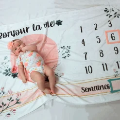 Baby Monthly Milestone Blanket - Bonjour La Vie!