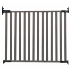 Bamboo Angle Mount Safeway Gate - Grey