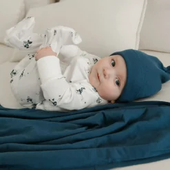 Bamboo Blanket - Denim