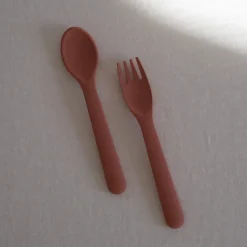 Bamboo Cutlery Set - Brick