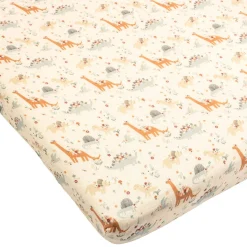 Bamboo Muslin Fitted Crib Sheet - Baby Dinomite