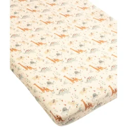 Bamboo Muslin Fitted Crib Sheet - Baby Dinomite