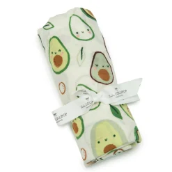 Bamboo Muslin Swaddle Blanket - Avocado