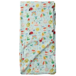 Bamboo Muslin Swaddle Blanket - Alphabet Smile