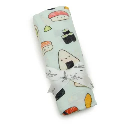 Bamboo Muslin Swaddle Blanket - Sushi
