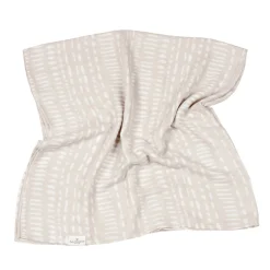 Bamboo Muslin Swaddle Blanket - Grey Mudcloth