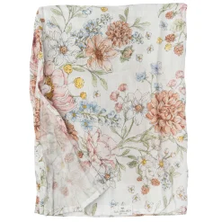 Bamboo Muslin Swaddle Blanket - Secret Garden