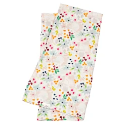 Bamboo Muslin Swaddle Blanket - Shell Floral