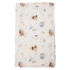 Bamboo Muslin Swaddle Blanket - Cozy Forest