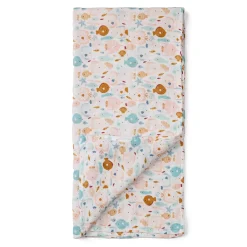 Bamboo Muslin Swaddle Blanket - Kissed