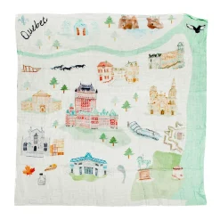 Bamboo Muslin Swaddle Blanket - Quebec