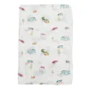 Bamboo Muslin Swaddle Blanket - All Aboard