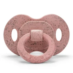 Bamboo Pacifier Silicone 3m+ - Faded Rose