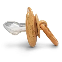 Bamboo Pacifier Silicone 3m+ - Gold