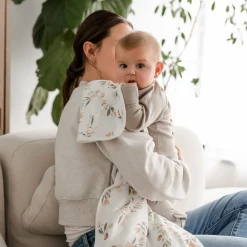 Bamboo Quilted Blanket-leaves