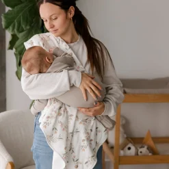 Bamboo Quilted Blanket-leaves