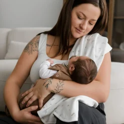 Bamboo Quilted Blanket-ocean